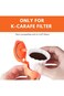 مرشحات القهوة KASTWAVE للاستخدام مرة واحدة لمرشحات K-Carafe القابلة لإعادة الاستخدام، تتضمن مرشحات قابلة لإعادة الاستخدام