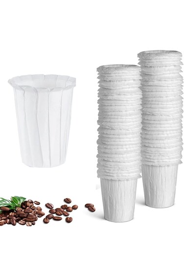 مرشحات القهوة KASTWAVE للاستخدام مرة واحدة لمرشحات K-Carafe القابلة لإعادة الاستخدام، تتضمن مرشحات قابلة لإعادة الاستخدام