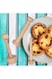 Dupiulk Wooden Tart Tamper Set, Double Side Pie Pastry Dough Tamper, Egg Tart Pan Mold DIY Cake Pas