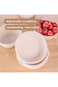 Corn-Based Disposable 350mL Bowls &ndash; 50 pcs &ndash;Compostable Food Containers for Hot &amp; Cold Meals &ndash; Micr