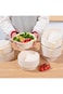 Corn-Based Disposable 350mL Bowls &ndash; 50 pcs &ndash;Compostable Food Containers for Hot &amp; Cold Meals &ndash; Micr