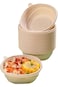 Corn-Based Disposable 350mL Bowls &ndash; 50 pcs &ndash;Compostable Food Containers for Hot &amp; Cold Meals &ndash; Micr