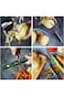 Excefore Premium Ultra Sharp Julienne Peeler &amp; Vegetable Stainless Steel Ergonomic, Potato Apple Pe