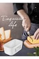 HOOKOR Large Butter Dish with Lid， Monehet Ceramics Butter Keeper Container with Knife and High- Qu