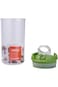 Lawazim Sealed Food Container -7x15cm- Round Green- Leak-Proof BPA-Free Plastic Container for Food
