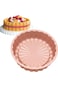 Silicone Charlotte Cake Pan Reusable Mold Fluted Cake Pan Nonstick Round Silicone Molds for Strawbe