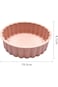 Silicone Charlotte Cake Pan Reusable Mold Fluted Cake Pan Nonstick Round Silicone Molds for Strawbe