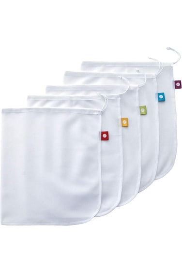 Oasisgalore Reusable Produce Bags &ndash; Washable Mesh Bags for Fruits and Vegetables, Tough and Tear Pr