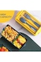 Wisfunlly Bento Box, Adult Lunch Box, 2- Layer Bento Lunch Containers for Adults,100% Leak Proof,Bp