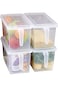 MIGCO Food Plastic Storage Container with Lids - 4 Pieces