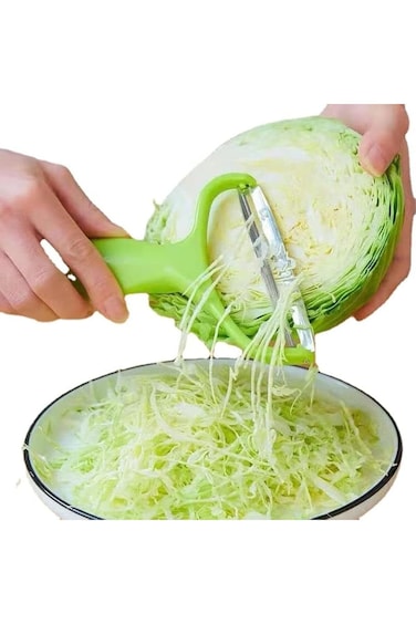 مقشرة خضراوات للمطبخ، قطاعة ملفوف Y عريضة، قطاعة خس وجوليان