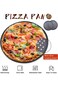 Pizza Pan 12.6 Inch, Non-Stick Perforated Pizza Pan with Holes, Carbon Steel Baking Tray for Oven,