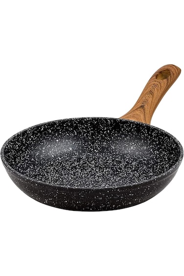 BRITISH CHEF Marble Coated Frypan - 5 Layer Nonstick Coating With 3mm Thick, Induction Bottom- BC12