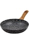 BRITISH CHEF Marble Coated Frypan - 5 Layer Nonstick Coating With 3mm Thick, Induction Bottom- BC12