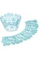 Ibili Cake Doilies Set 5/8 cm 10-Piece Light Blue Paper 24 x 11 x 1 cm Units