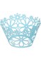 Ibili Cake Doilies Set 5/8 cm 10-Piece Light Blue Paper 24 x 11 x 1 cm Units