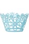 Ibili Cake Doilies Set 5/8 cm 10-Piece Light Blue Paper 24 x 11 x 1 cm Units
