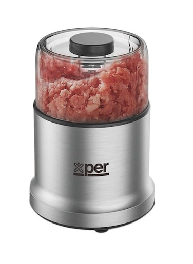 Xper Meat Chopper, 800 Watts, 250 Grams, Stainless Steel - XPCP-123