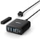 Anker USB C Charger, 6 Port Type C Charging Station with 112W Power, for iPhone 17/16/15 Series, Samsung S25/S24/S23, Macbook, Laptop, iPad, Huawei, Honor and More