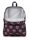 JANSPORT SUPERBREAK  HAPPY HEARTS BLACK