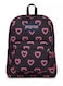 JANSPORT SUPERBREAK  HAPPY HEARTS BLACK
