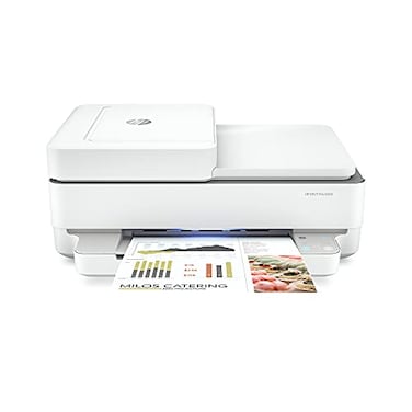 HP DeskJet Plus Ink Advantage 6475 All-In-One Printer, Wireless, Print, copy, scan &amp; Fax Inkjet Printer, White, Standard