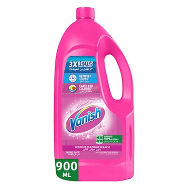 Vanish Liquid Fabric Stain Remover 900ml - Coloured &amp; White Clothes