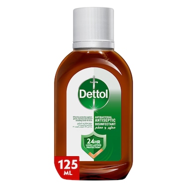 Dettol Antiseptic Antibacterial Disinfectant Liquid, 125ml