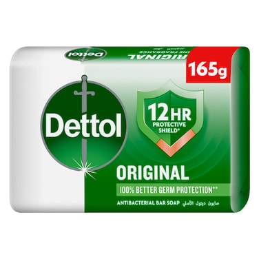 Dettol Original Bar Soap, Pine Scent, 165g