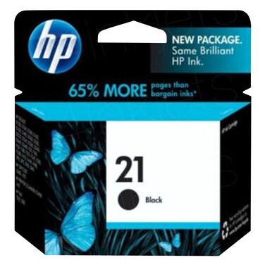 HP 21 Ink Cartridge, Black