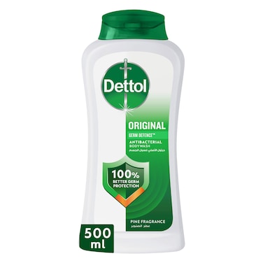 Dettol Original Shower Gel &amp; Body Wash, Pine Scent, 500ml