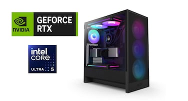 كمبيوتر ألعاب - Ultra 5 / RTX 5070 12GB / 16GB DDR5 / 1TB NVMe SSD - أسود