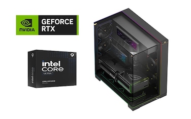 كمبيوتر ألعاب - Intel Ultra 9 / RTX 5080 16GB / 32GB DDR5 / 1TB NVMe SSD - أسود