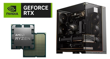 كمبيوتر ألعاب - Ryzen 7 9850X3D / RTX 5080 16GB / 32GB DDR5 / 1TB NVMe SSD - أسود