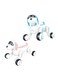 Toy Box Interactive toy JT Toys Eternal Light UD Robot Dog robot dog on r / White-Blue