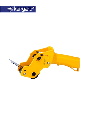 موزع شريط لاصق للتغليف 50 مم، مسدس تغليف يدوي مع شفرة قطع