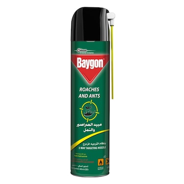 Baygon Roach and Ant killer with Dual Nozzle 400 ML