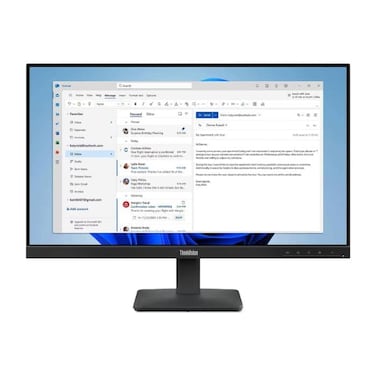 شاشة Lenovo ThinkVision S24-4e Monitor – بحجم 23.8 بوصة – بدقة (FHD) – لوحة IPS – معدل تحديث 100Hz – زمن استجابة 4 مللي ثانية – مزودة بمنافذ HDMI و VGA وحامل قابل للإمالة