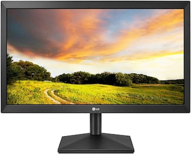 شاشة LG 20MK400A – مقاس 20 بوصة، دقة HD، لوحة LED، زمن استجابة سريع، تصميم بسيط وأنيق
