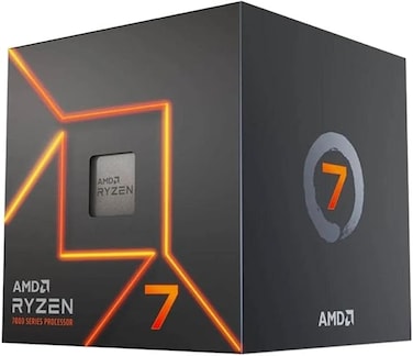 معالج AMD Ryzen 7 7700 المكتبي (ثماني النواة/16 خيطًا، ذاكرة تخزين مؤقتة 76 ميجابايت، سرعة قصوى تصل إلى 5.4 جيجاهرتز)
