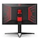 شاشة ألعاب AOC Agon AG274FZ - مقاس 27 بوصة بدقة FHD، معدل تحديث 260 هرتز، زمن استجابة 1 مللي ثانية، تقنية IPS، متوافقة مع G-Sync، تدعم HDR 400، مزودة بواقي للشاشة
