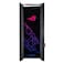 علبة كمبيوتر ASUS ROG Strix Helios GX601 RGB متوسطة الحجم، تدعم لوحات أم حتى EATX، مزودة بلوحة أمامية USB 3.1، زجاج مقوى مدخن، هيكل من الألومنيوم المصقول والفولاذ، وأربعة مراوح تبريد، لون أسود