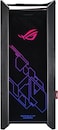 علبة كمبيوتر ASUS ROG Strix Helios GX601 RGB متوسطة الحجم، تدعم لوحات أم حتى EATX، مزودة بلوحة أمامية USB 3.1، زجاج مقوى مدخن، هيكل من الألومنيوم المصقول والفولاذ، وأربعة مراوح تبريد، لون أسود