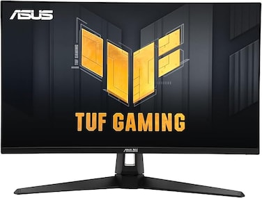 شاشة ألعاب ASUS مقاس 27 بوصة بدقة 1080 بكسل ومعدل تحديث 280 هرتز وزمن استجابة 1 مللي ثانية وتقنية HDR مع تقنيتي FreeSync و G-SYNC - VG279QM1A