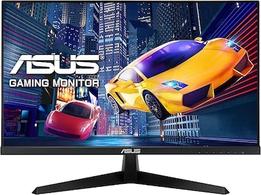 شاشة ألعاب ASUS VY249HGE للعناية بالعين 24 بوصة FHD (1920 × 1080)، IPS، 144 هرتز، زمن استجابة 1 مللي ثانية (MPRT)، تقنية FreeSync