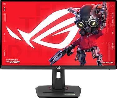 شاشة ألعاب ASUS ROG Strix XG27ACG بمنفذ USB Type-C - مقاس 27 بوصة، دقة 2560×1440، معدل تحديث 180 هرتز (أعلى من 144 هرتز)، زمن استجابة 1 مللي ثانية (GTG)، تقنية IPS سريعة، مزامنة حركة منخفضة للغاية