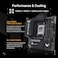 لوحة أم ASUS TUF Gaming B850M-Plus WiFi AMD B850 AM5 DDR5 8000 DP HDMI 3x M.2 USB3.2 Gen 2x2 WiFi 6E + BT AURA RGB 2.5Gbit LAN mATX 14+2+1 مراحل طاقة، منفذ M.2 من الجيل الخامس