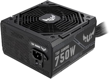 مزود طاقة ASUS TUF Gaming 750B Bronze، تصميم مروحة بتقنية Axial، محامل كروية مزدوجة للمروحة، تقنية 0 ديسيبل، حاصل على شهادة 80 Plus Bronze، موصل وحدة معالجة مركزية 8 دبابيس بطول 80 سم، ضمان 6 سنوات
