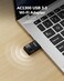 محول واي فاي Cudy AC1300 USB 3.0 لأجهزة الكمبيوتر، دونجل واي فاي USB، 5 جيجاهرتز / 2.4 جيجاهرتز، واي فاي USB 3.0، محول لاسلكي لأجهزة الكمبيوتر المكتبية والمحمولة، متوافق مع أنظمة التشغيل Windows 7/8/8