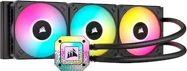 مبرد المعالج السائل Corsair iCUE H150i Elite CAPELLIX XT - مراوح AF120 RGB Elite - مشعاع 360 مم - متوافق مع معالجات Intel LGA 1700، 1200، 115X، 2066 و AMD AM5، AM4